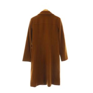 BURBERRY LONDON ウールスタンドカラーコート 38 ブラウン /DO OS