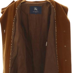 BURBERRY LONDON ウールスタンドカラーコート 38 ブラウン /DO OS