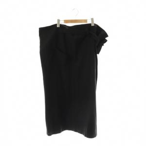 ヨウジヤマモト 巻きスカート 3 ブラック /DO OS