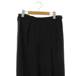 Y's ヨウジヤマモト ボーダーニット切替ロングスカート 3 ブラック チャコールグレー /DO OS