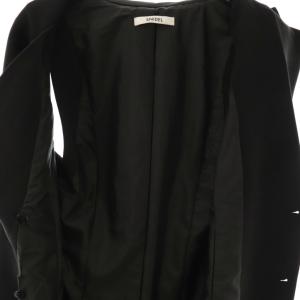 SNIDEL 24AW ラップテーラードジャンパースカート ロング ノースリーブ 1 ブラック /HK OS