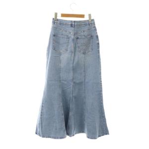 SNIDEL 24AW マーメイドデニムスカート 1 ライトブルー /DO OS
