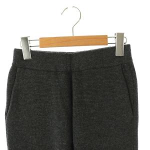 Framework 24AW ワッフルフレアパンツ イージー ニット 36 グレー /AT OS