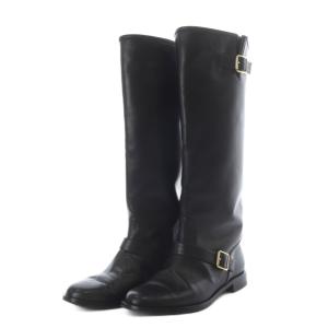 ブーツ レザー 36.5 ブラック