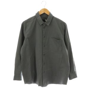 COTTON CASHMERE OXFORD シャツ カシミヤ混 2 グレー /DO OS