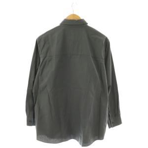 ATON COTTON CASHMERE OXFORD シャツ カシミヤ混 2 グレー /DO OS