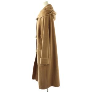 Paul Stuart ダッフルコート アウター ロング アンゴラ ウール混 9 キャメル /NR OS