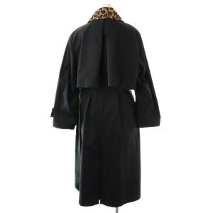 MUVEIL 24AW 3WAYトレンチコート ロングコート ベルト付き 36 ネイビー /DF OS