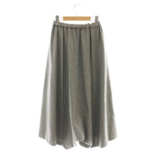 pas de calais サルエルパンツ ワイドパンツ ウール 34 グレー サイドポケット MP-19118581-220 /AU