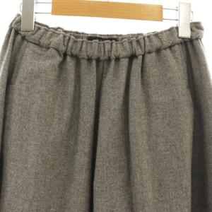 pas de calais サルエルパンツ ワイドパンツ ウール 34 グレー サイドポケット MP-19118581-220 /AU