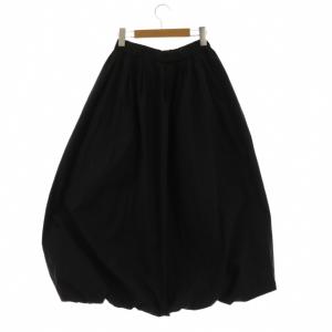 JOURNAL STANDARD relume 25SS ウォッシャブルバルーンイージースカート ロング F ブラック /HK OS