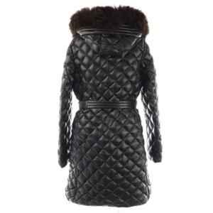 TATRAS DEADIA ファー付きキルティングダウンコート 03 ブラック