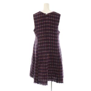 Apuweiser-riche 23AW フレアツイードジャンスカ ジャンパースカート ワンピース 2 ネイビー レッド /DF OS