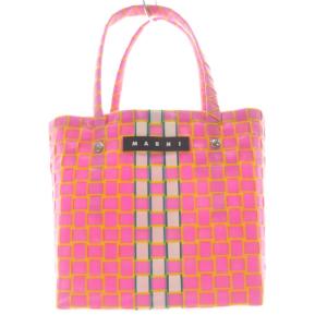 kids micro basket bag バッグ ハンドバッグ ロゴ ピンク /SR