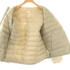 DANTON 20A-KW-001 インナーダウンジャケット ノーカラー 38 オフベージュ /ES OS