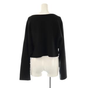 Diagram GRACE CONTINENTAL 23AW ショートニット セーター 36 ブラック /DO OS