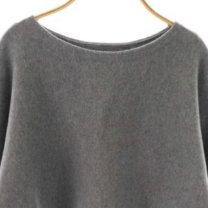 Diagram GRACE CONTINENTAL 23AW ショートニット セーター クロップド 36 グレー /ES OS