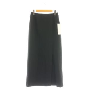 23AW ペンシルスリットスカート タイトスカート ロング 38 ブラック /DF OS
