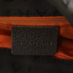 BVLGARI ロゴマニア キャンバス トートバッグ ショルダーバッグ ダークブラウン /YO25