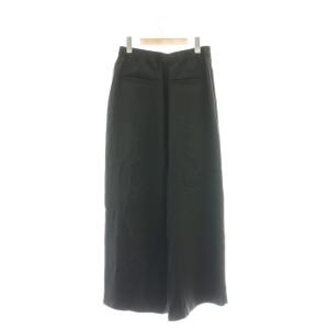 Plage 25SS fibril linen 混 フレアパンツ 38 黒 ブラック /AB OS