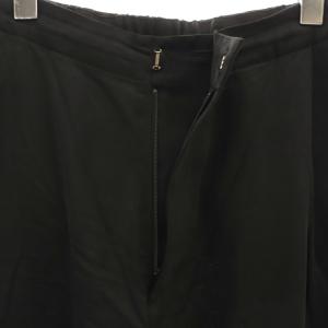 Plage 25SS fibril linen 混 フレアパンツ 38 黒 ブラック /AB OS