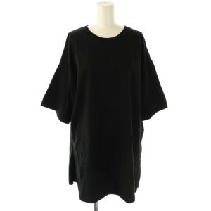 Big 七分袖Tシャツ カットソー ブラック /DF OS