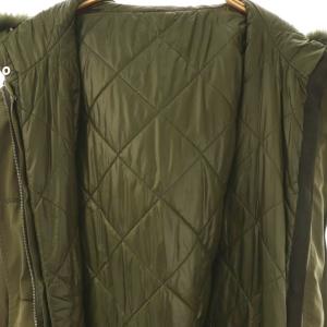 MARELLA sports ナイロンフードコート 42 カーキ /DO OS