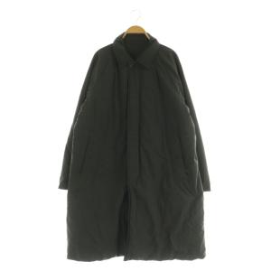 PRIMALOFT 中綿コート ステンカラー ナイロン ロング M ブラック /MY OS