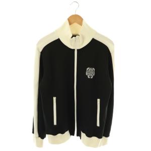 24AW トラックジャケット ジップアップ 46 ブラック /HK OS