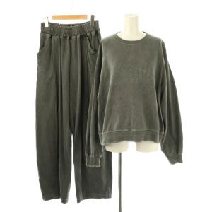 エッセンシャル ESSENTIAL 24AW セットアップ 上下 ビンテージライクロゴスウェット トレーナー