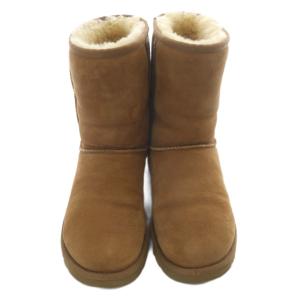 UGG australia クラシックショート W CLASSIC SHORT ムートンブーツ ショート 24cm 茶色 ブラウン