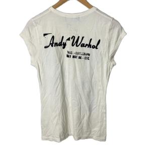 HYSTERIC GLAMOUR プリントTシャツ カットソー Tシャツ 半袖 F ホワイトFY