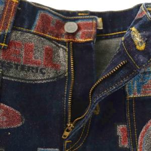 HYSTERIC GLAMOUR デニムミニスカート F ネイビー マルチカラー /DO OS