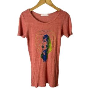 ヒスガール 半袖カットソー プリントTシャツ カットソー 半袖 F ピンクFY