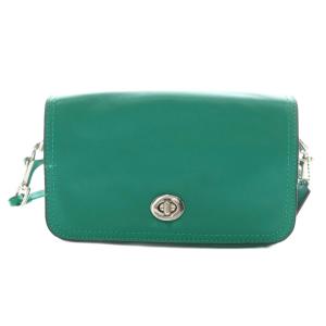 COACH レガシー ペニー ショルダーバッグ 緑 グリーン /SS OS
