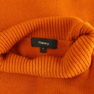 Theory MERCER WOOL CASH OVERSIZED PO ニット セーター 長袖 ハイネック スリット