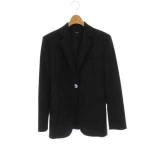23W Tailor Stretch 2 Slim Btn ジャケット テーラード ウール 2 ブラック