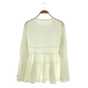 yori ランダムティアードカットソー 長袖 F ホワイト /MY OS