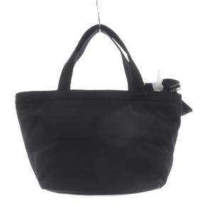 TOCCA ナイロン リボン 2WAYバッグ ハンドバッグ トートバッグ 黒 ブラック /SR