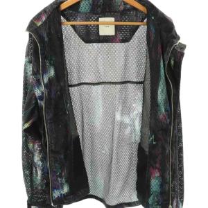 Lui's 24SS プリントメッシュフィッシングブルゾン ジャケット F 黒 ブラック /AT OS