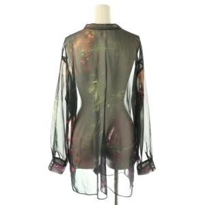 Ameri VINTAGE アメリ AMERI 23SS 2WAY FROSTED GLASS FLOWER BLOUSE ブラウス