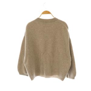 MARGARET HOWELL ウールカシミヤ アゼニットプルオーバー セーター 2 モカブラウン /CX OS