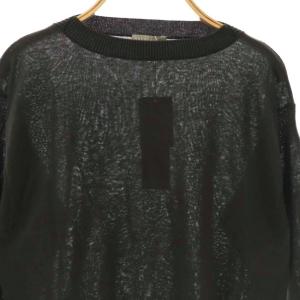 MARGARET HOWELL コットンリネンハイゲージプルオーバー ニット カットソー 2 ダークグリーン 緑 /CX OS