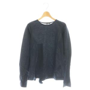 長袖カットソー Tシャツ ロンT コットン XXS 紺 /NR OS