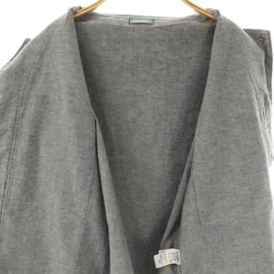 plantation ノーカラーデニムジャケット M ブルー /HK OS