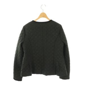 TOCCA 24AW 消臭・洗える CLOVER CARPET キルト中綿ショートコート 0 ブラック