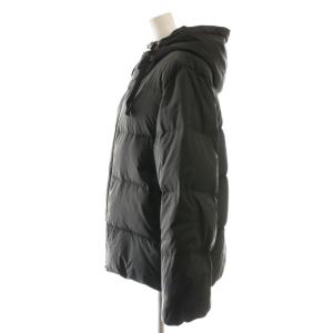 23区 vingt-trois フーデットダウンジャケット 38 黒 ブラック /AB OS