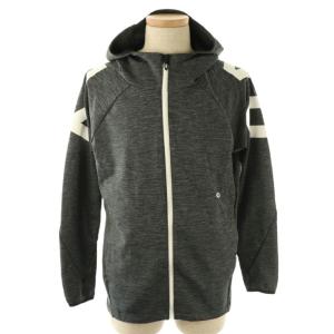 OAKLEY セットアップ 上下 トレーニングウェア パーカー ジャケット テーパードパンツ ジップアップ M グレー