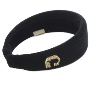 カチューシャ ロゴ 黒 ブラック /SR