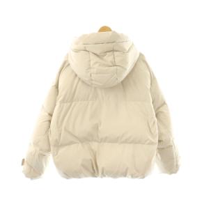 FRAY I.D フードダウンジャケット ジップアップ 0 オフベージュ /HK OS